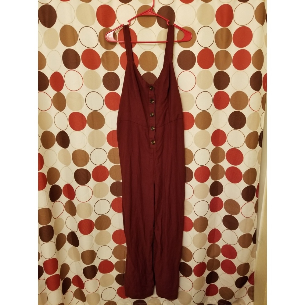 Burgundy Romper